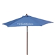 Custom Promotional Wood Printed Steel Beach Umbrella