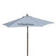 Custom Promotional Wood Printed Steel Beach Umbrella