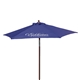 Custom Promotional Wood Printed Steel Beach Umbrella