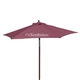 Custom Promotional Wood Printed Steel Beach Umbrella