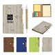Woodgrain Look Notebook With Sticky Notes And Flags