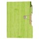 Woodgrain Look Notebook With Sticky Notes And Flags