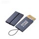 Troika Credit Card Case, Stainless Steel / Silicone, Spring, Fraud Prevention RFID
