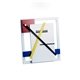 MoMA DeStijl Wall Clock w / Colors and Geometric Forms