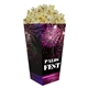 Medium Straight Edge Scoop Popcorn Box Full Color 46 oz