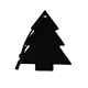 Tannenbaum Leather Tree Ornament