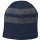 Port Company(R) Fleece - Lined Striped Beanie Cap