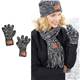 Leeman Heathered Knit Gloves