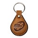 Faux Leather Keyring Teardrop