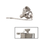 Mini Polished Stainless Steel Flask Funnel