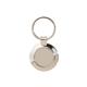 Sterling Silver Plated Circle Keyring