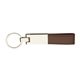 Leather Silver Keyring
