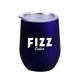 12 oz Vacuum Insulated Stainless Steel Stemless Wine Glass With Rubberized Finish