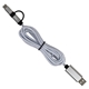 OSLO 5- in -1 Braided 6 Ft. Long Cell Phone Charging Cable