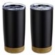 York 20 oz Stainless Steel / Polypropylene Tumbler with Cork Base