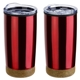 York 20 oz Stainless Steel / Polypropylene Tumbler with Cork Base