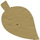 Leaf Seed Shape Bookmark