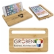 Bamboo Wireless Charging Pad with Phone Stand