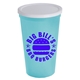 22 oz Stadium Cup with No - Hole Cover