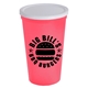 22 oz Stadium Cup with No - Hole Cover