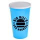 22 oz Stadium Cup with No - Hole Cover