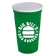 22 oz Stadium Cup with No - Hole Cover