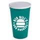 22 oz Stadium Cup with No - Hole Cover