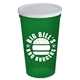 22 oz Stadium Cup with No - Hole Cover