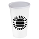 22 oz Stadium Cup with No - Hole Cover