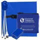 TECHMESH JUMBO Tech Home and Travel Kit with Microfiber Cleaning Cloth, USB Wall Charger in Mesh Zipper Kit