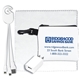 TECHMESH JUMBO Tech Home and Travel Kit with Microfiber Cleaning Cloth, USB Wall Charger in Mesh Zipper Kit