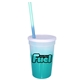 Mood(TM) 17 oz Stadium Cup / Straw / Lid Set