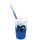 Mood(TM) 17 oz Stadium Cup / Straw / Lid Set