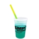 Mood(TM) 17 oz Stadium Cup / Straw / Lid Set