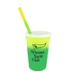 Mood(TM) 17 oz Stadium Cup / Straw / Lid Set