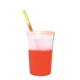 Promotional Personalized 22 oz Mood Stadium Plastic Cup / Straw / Lid Set
