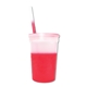 Promotional Personalized 22 oz Mood Stadium Plastic Cup / Straw / Lid Set