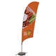10.5 Value Razor Sail Sign Kit (Single - Sided with Cross Base)