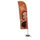 10.5 Value Blade Sail Sign Kit (Single - Sided with Cross Base)