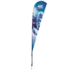 11.5 Streamline Teardrop Sail Sign Kit (Single - Sided with Ground Spike)