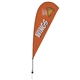 9.5 Value Teardrop Sail Sign Kit (Single - Sided with Value Spike)