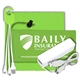 CHARGEBANK Mobile Tech Power Bank Accessory Kit with Charging Cables and Microfiber Cloth in Microfiber Cinch Pack Components inserted into Microfiber Kit