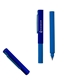 MoMA Pocket Cap - off Ballpoint Pen Barrel Detail Magnetic Cap Blue