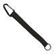 3/4 Sewn Polyester Keychain with Metal Split - Ring and Carabiner