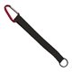 3/4 Sewn Polyester Keychain with Metal Split - Ring and Carabiner
