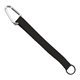 3/4 Sewn Polyester Keychain with Metal Split - Ring and Carabiner