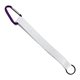 3/4 Sewn Polyester Keychain with Metal Split - Ring and Carabiner