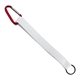 3/4 Sewn Polyester Keychain with Metal Split - Ring and Carabiner