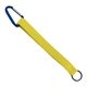 3/4 Sewn Polyester Keychain with Metal Split - Ring and Carabiner
