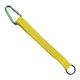 3/4 Sewn Polyester Keychain with Metal Split - Ring and Carabiner